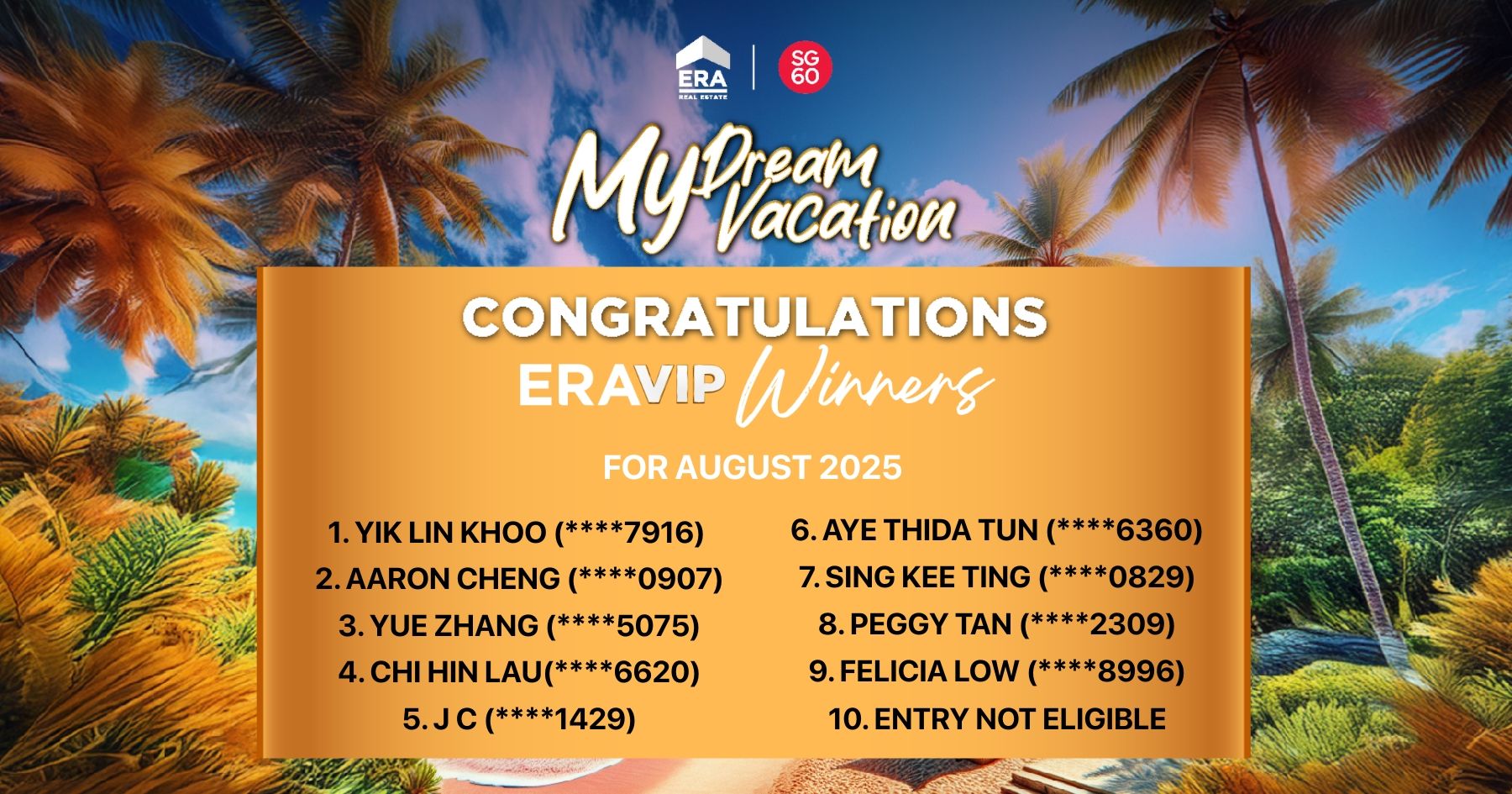 VIP Winner Names Aug 2025